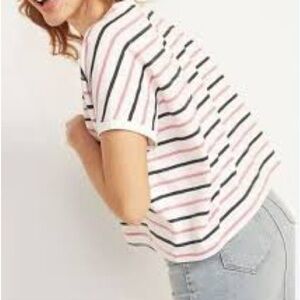 Old Navy Oversized French Terry Short-Sleeve Sweatshirt for Women